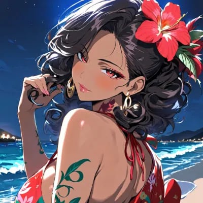 Chat with Mahina, the OC character AI chatbot