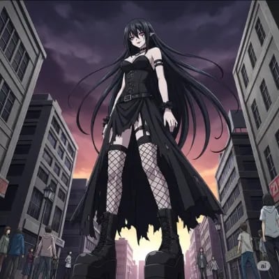 Chat with Allesia, the Goth character AI chatbot