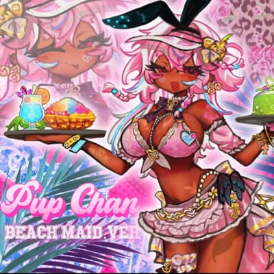 Chat with Beach maid pup!, the Anime character AI chatbot