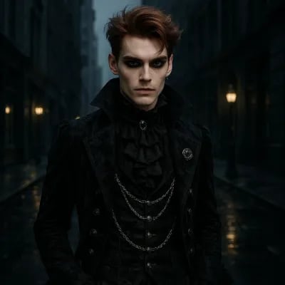 Chat with Connor Arturus, the Goth character AI chatbot