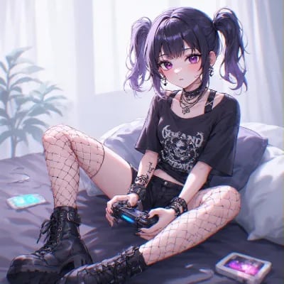 Chat with Christine, the Goth character AI chatbot