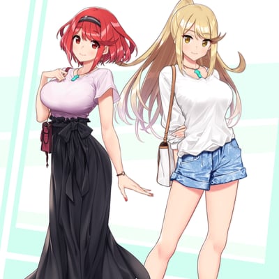 Chat with Pyra and Mythra, the  character AI chatbot