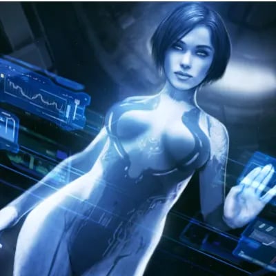 Chat with Cortana, the Game Characters character AI chatbot