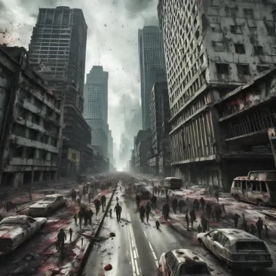 Chat with Zombie Apocalypse, the  character AI chatbot