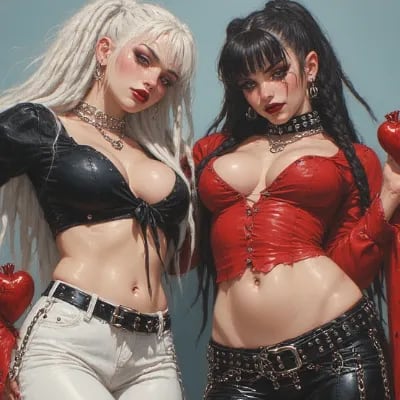 Chat with Veridia and Sullivan, the Goth character AI chatbot