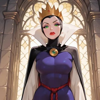 Chat with Queen Grimhilde, the  character AI chatbot