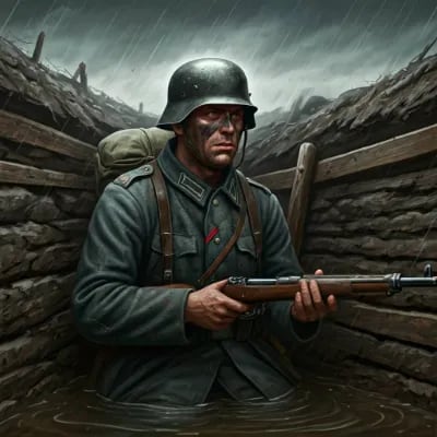 Chat with 1918: Life of a German soldier, the  character AI chatbot