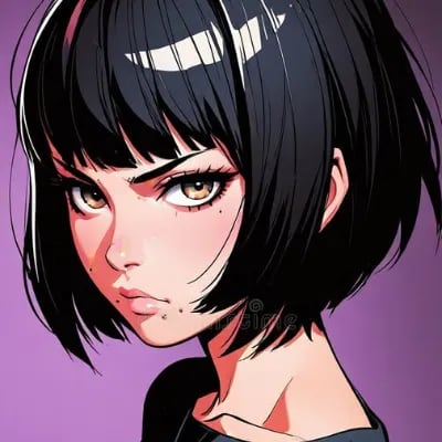 Chat with Keiko Sato, the Goth character AI chatbot