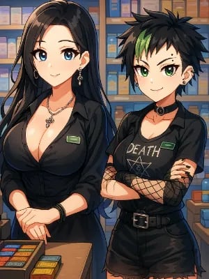 Chat with Darkmore Sisters, the Goth character AI chatbot