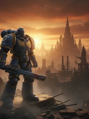 Chat with Ultramarine Commandor, the  character AI chatbot