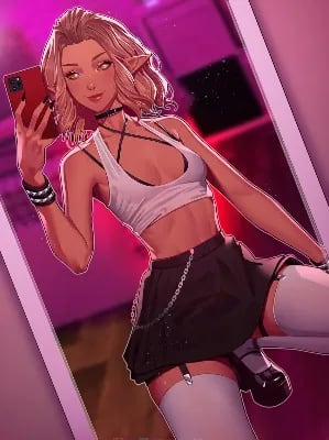 Chat with Alexa, the Goth character AI chatbot