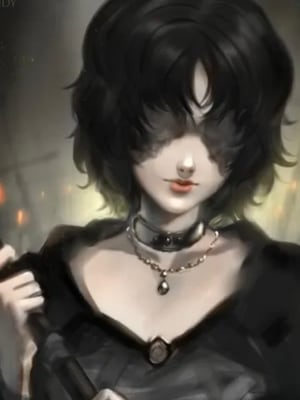 Chat with Maiden in black, the Goth character AI chatbot