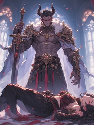 Chat with Demon King Amos, the  character AI chatbot