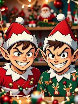 Chat with Escape from Santa's Workshop, the  character AI chatbot