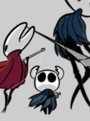 Chat with Hollow knight friends group, the  character AI chatbot