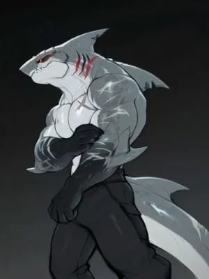 Chat with brick the shark, the OC character AI chatbot