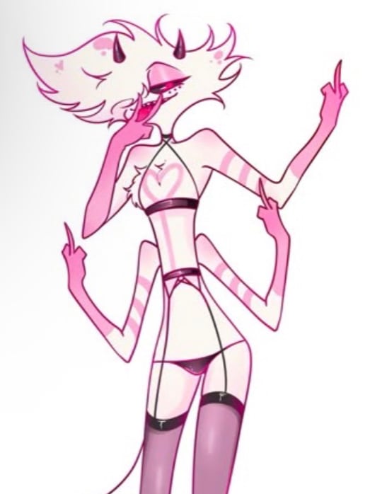 Chat with Angel dust, the  character AI chatbot