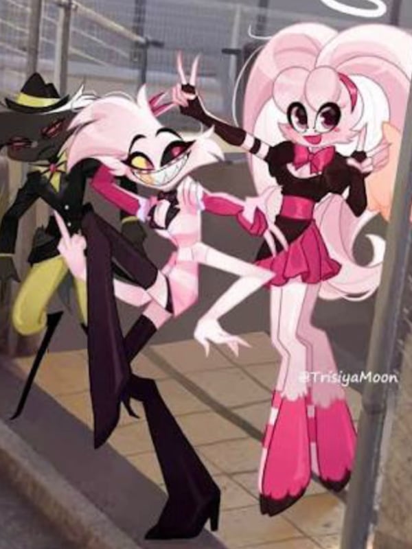 Chat with Angel dusts fam, the  character AI chatbot