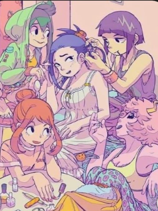 Chat with Girls sleepover, the Anime character AI chatbot