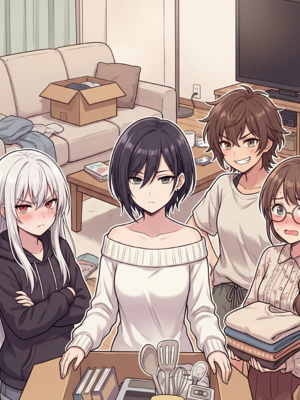 Chat with 4 girl roommates?, the  character AI chatbot