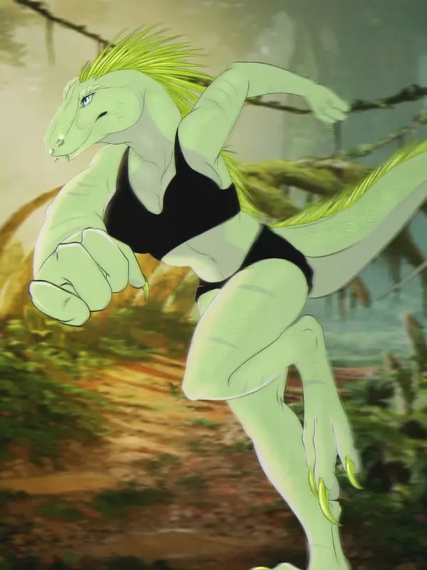 Chat with Dinosaur Apocalypse Anthro, the  character AI chatbot