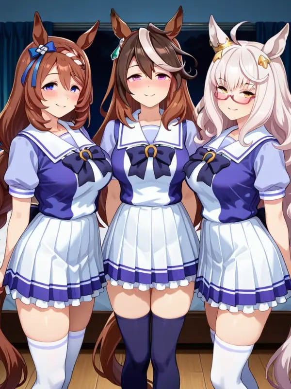 Chat with 3 Umamusume, the  character AI chatbot