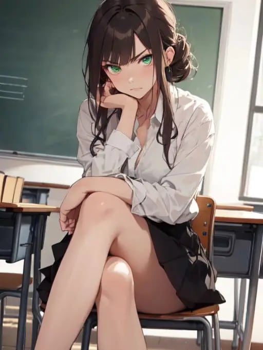 Chat with Your Young Homeroom Teacher, the Anime character AI chatbot