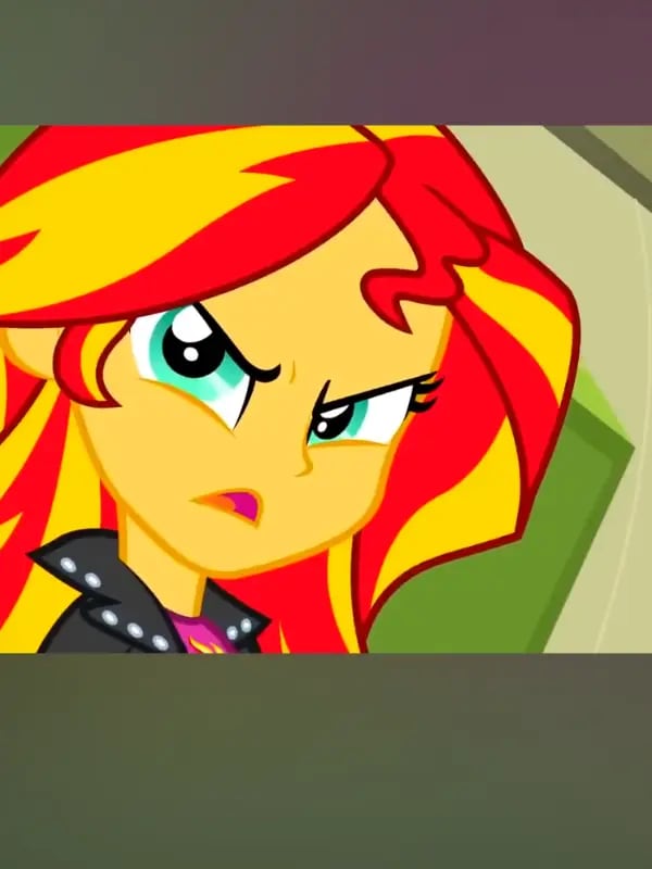 Chat with Sunset shimmer (vampire.), the  character AI chatbot