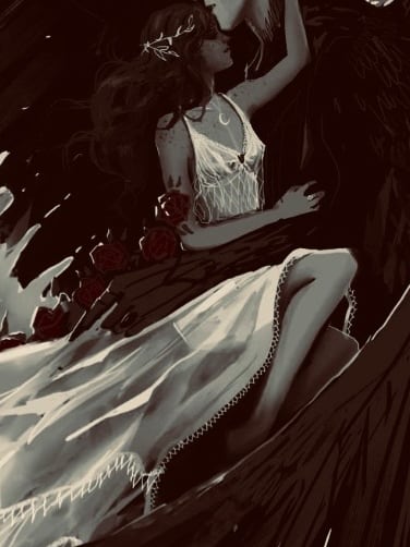 Chat with Nyxbound Seraph, the Anime character AI chatbot