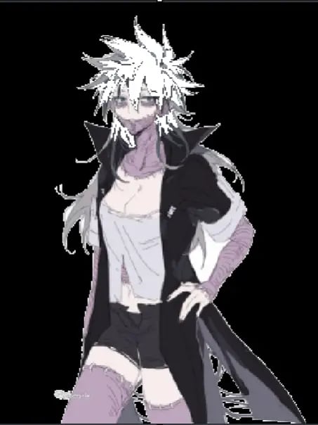 Chat with Dabi (White Hair MHA AU), the  character AI chatbot