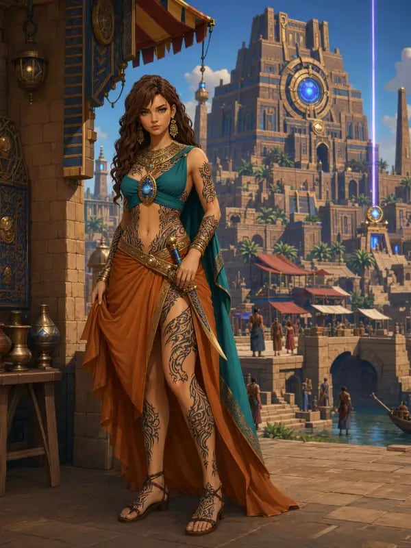 Chat with MYRA - The Nexus Ziggurat, the RPG character AI chatbot