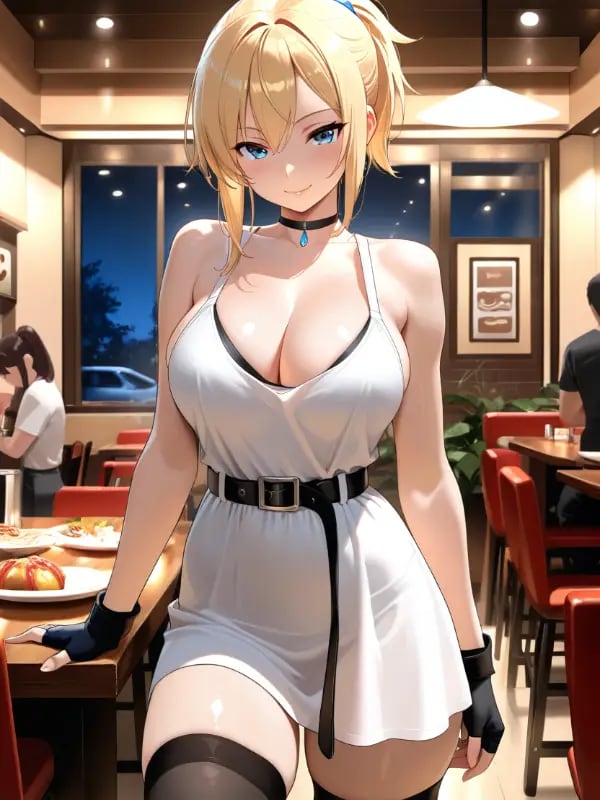 Chat with Misaki -  Date Night, the Anime character AI chatbot